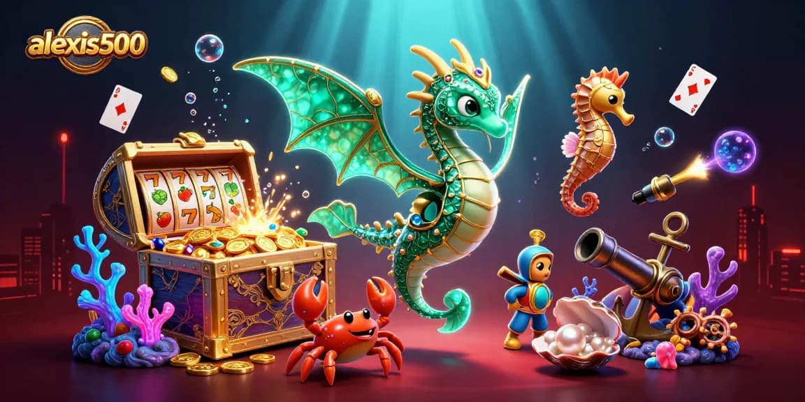 Experience thrilling slots at alexis500 featuring vibrant characters and dynamic treasures.