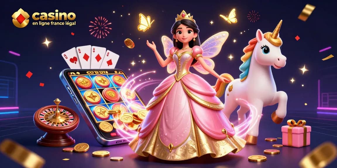 Célébrez avec des casinos en ligne france légal mettant en vedette un personnage glamour entouré de jeux de machines à sous vibrants.