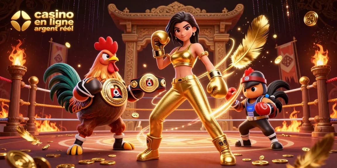 Participez à une action palpitante dans un casino en ligne argent réel avec des personnages puissants et des éléments vibrants.
