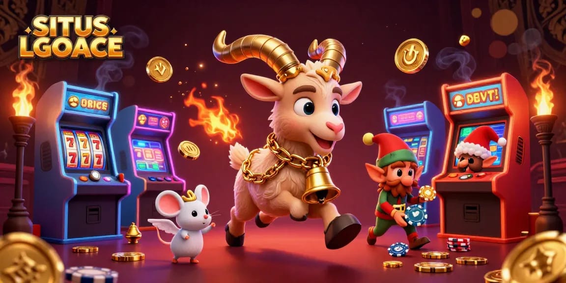 Engage with SITUS LGOACE by winning big at a lively holiday-themed casino scene