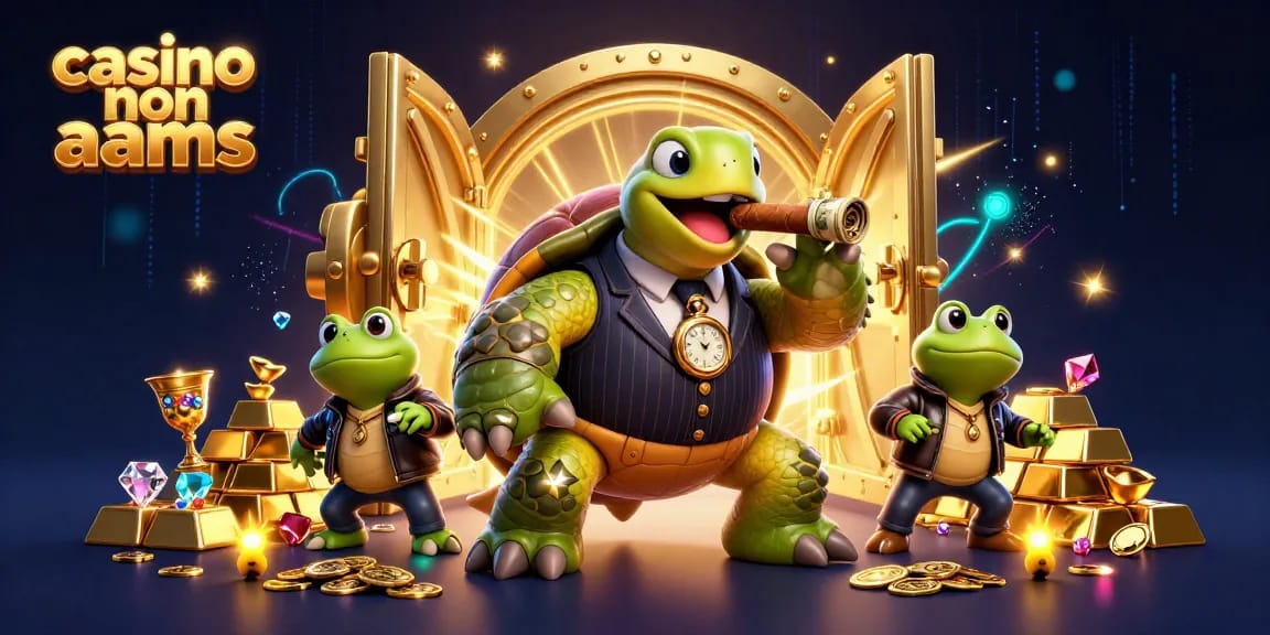 Giocatori che si divertono nei casino non aams con slot e luci scintillanti.