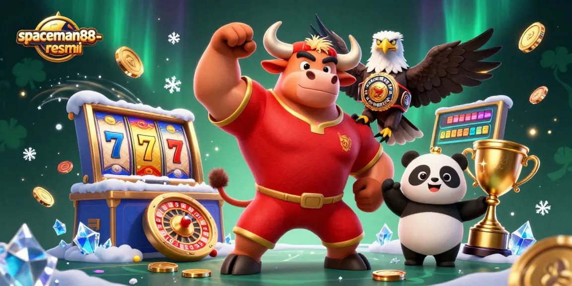 Experience the excitement of gaming at spaceman88-resmi with vibrant characters and casino elements.