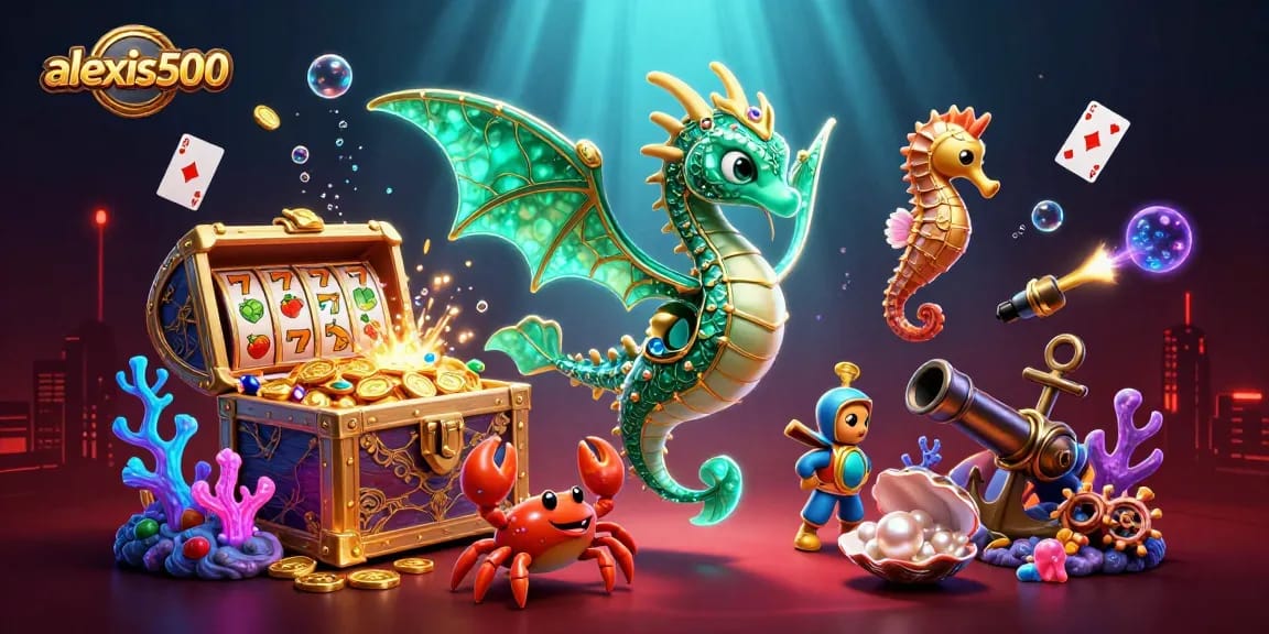 Experience thrilling slots at alexis500 featuring vibrant characters and dynamic treasures.