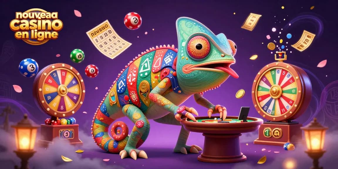 Découvrez le nouveau casino en ligne avec des jeux animés et un caméléon coloré.