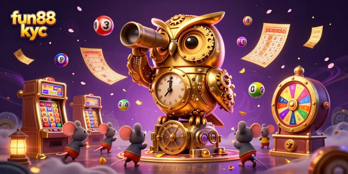 Khám phá fun88 kyc với đồng hồ cú vàng và những món quà cá cược hấp dẫn tại sòng bạc.