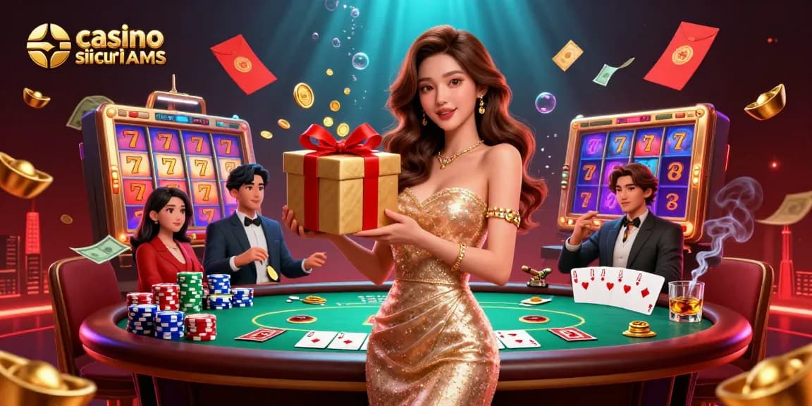 Gioca a giochi emozionanti nei casino sicuri non AAMS con rulli di slot vivaci e elementi festivi.
