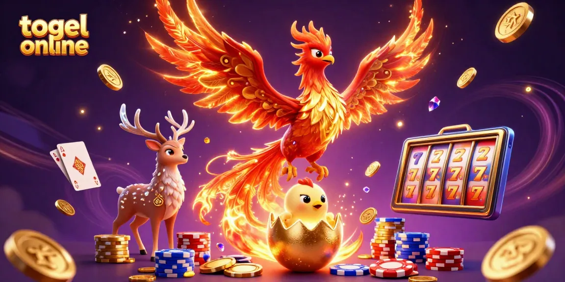 Score big with togel online at POPOTOGEL, featuring vibrant casino elements and spectacular characters.