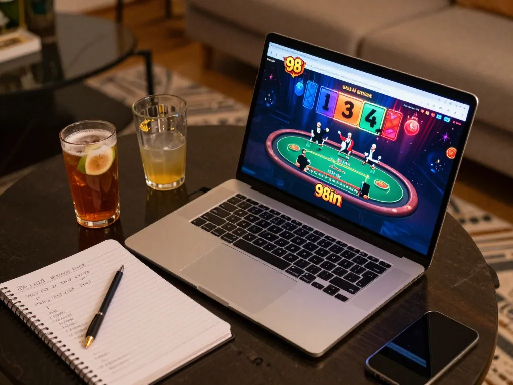 Players strategically engaging with games at nhà cái 98win online casino