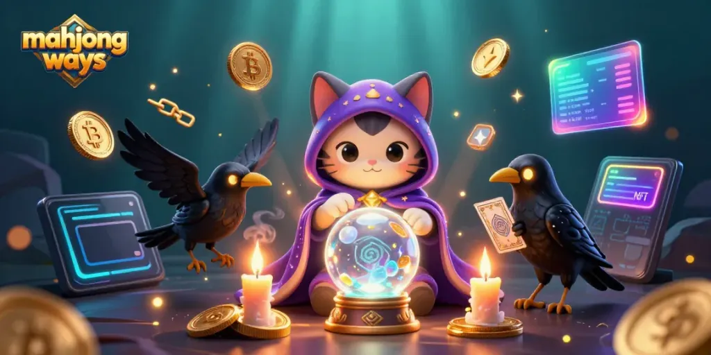 Experience dynamic gameplay with mahjong ways in this vibrant casino-themed illustration.