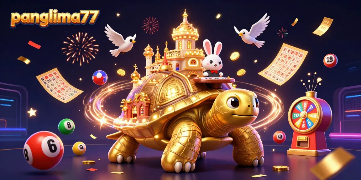 Spin to win with panglima77 where vibrant casino elements showcase excitement with golden coins and colorful balls.