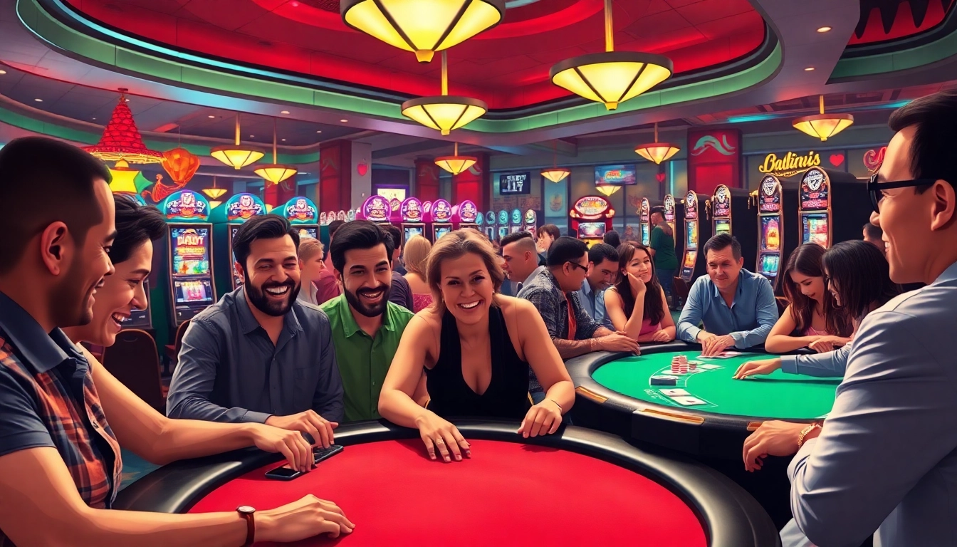 Menangkan permainan poker dengan QQWIN4D di kasino yang ramai dan ceria.