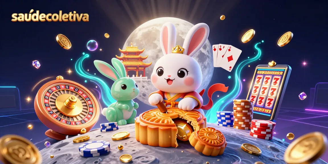 Gali kemenangan dengan saudecoletiva, lihat kelinci bulan sambil bermain poker di latar belakang istana emas.