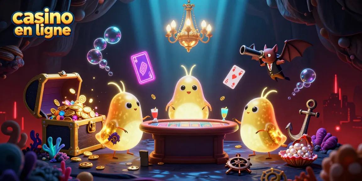 Jouez au casino en ligne dans cet univers animé avec des vers luisants illuminant la scène.