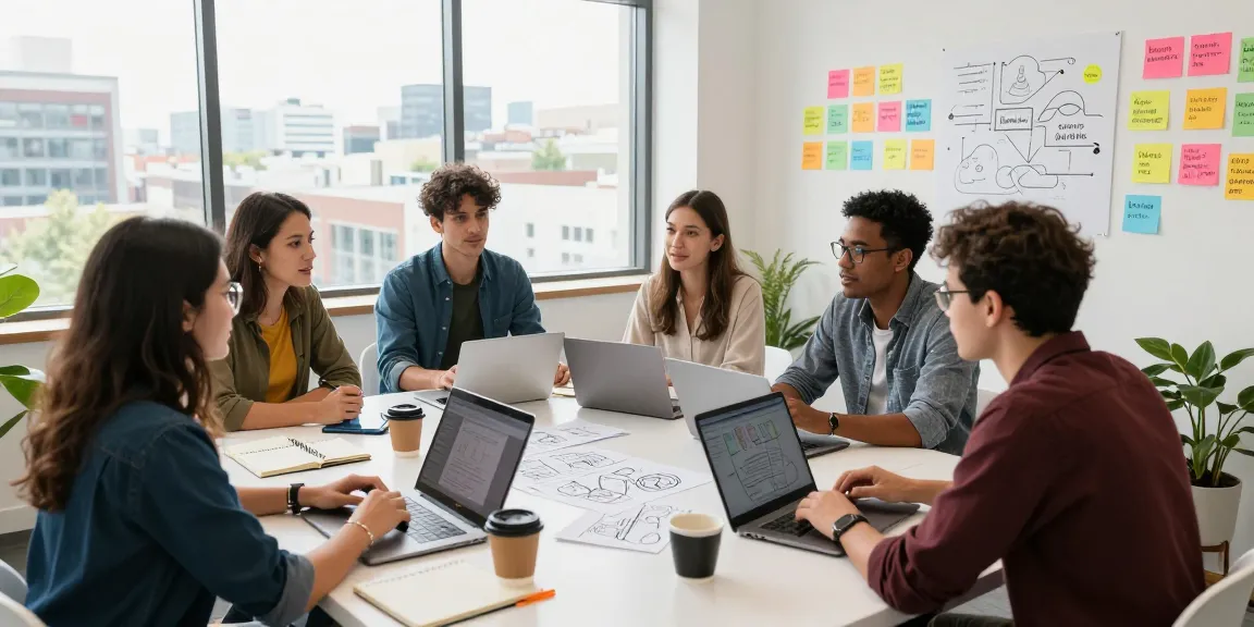Collaboration among entrepreneurs in a vibrant workspace at https://www.startsomethingpc.com, showcasing innovative ideas.