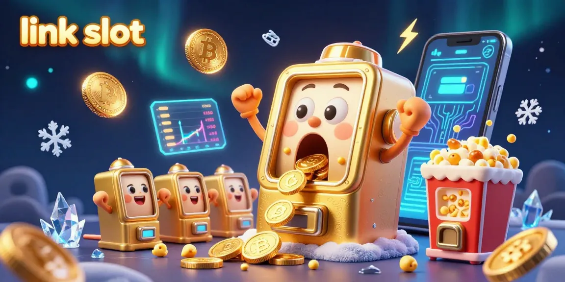 Engage with the exciting link slot experience as a jackpot-winning machine surprises with coins.