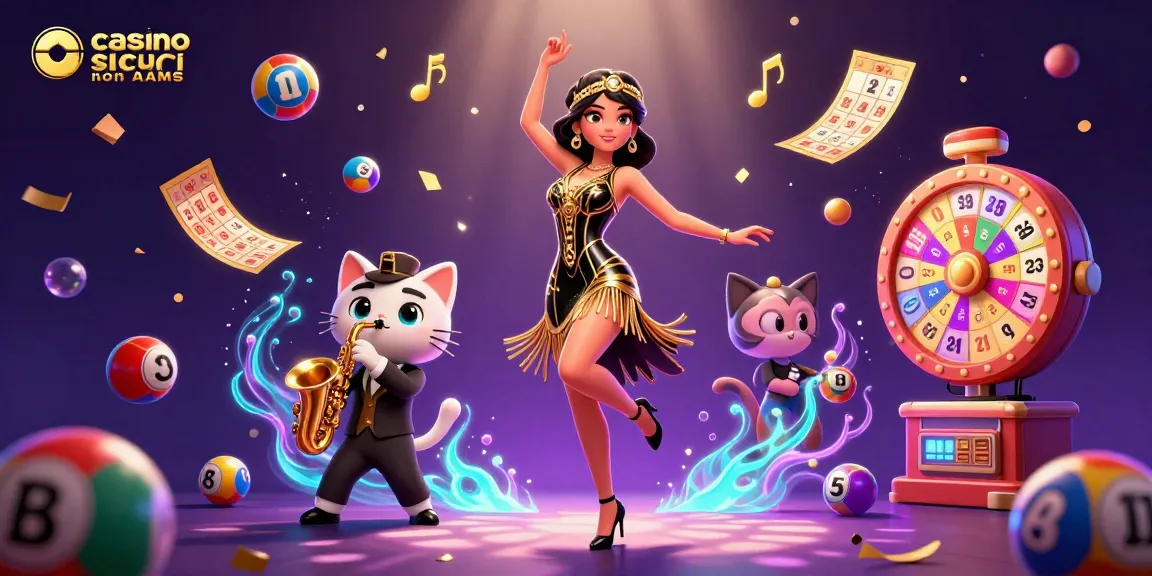 Vivi l'emozione dei casino sicuri non AAMS con una vivace scena 3D piena di elementi di gioco dinamici.
