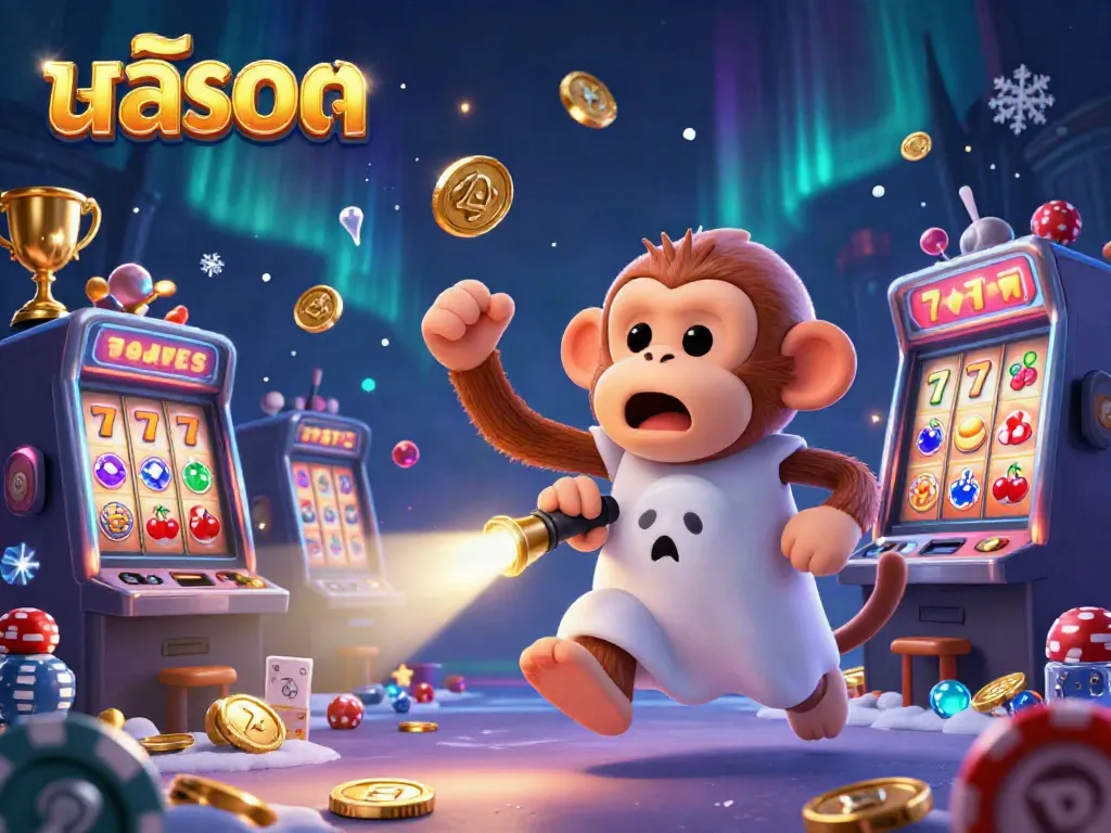 Catch the thrilling action of สล็อต with a playful ghost-hunter puppy and a gold-juggling poltergeist monkey.
