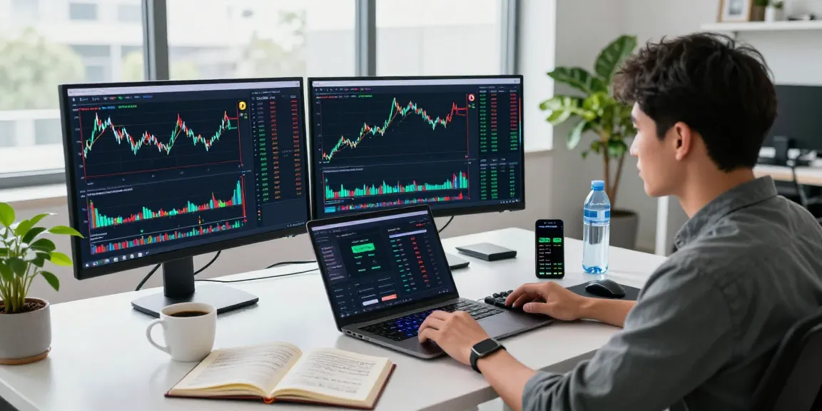 Best bitcoin cloud mining site showcased through a modern trading setup with digital wallet and crypto charts in a professional environment.