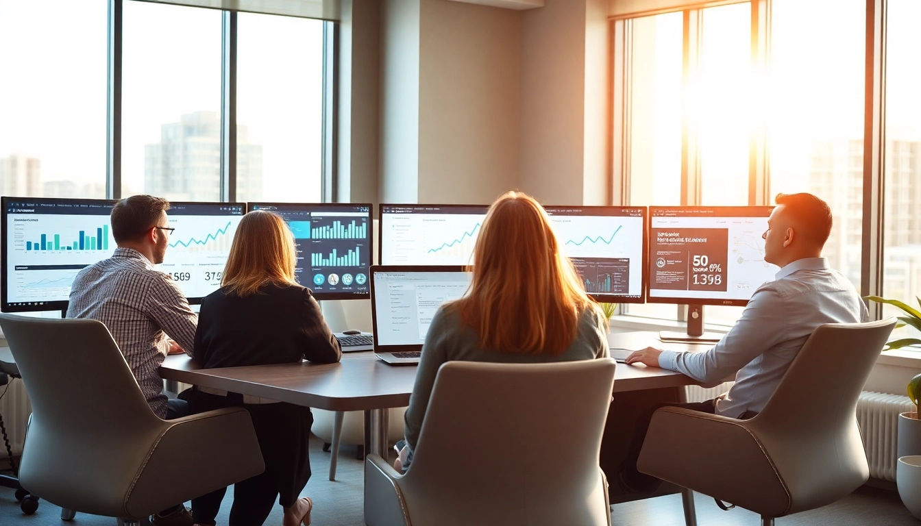 Showcasing a team focused on Search Engine Optimization Clearwater strategy in a modern office.