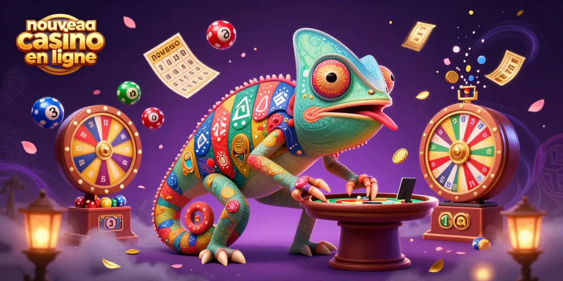 Découvrez le nouveau casino en ligne avec des jeux animés et un caméléon coloré.