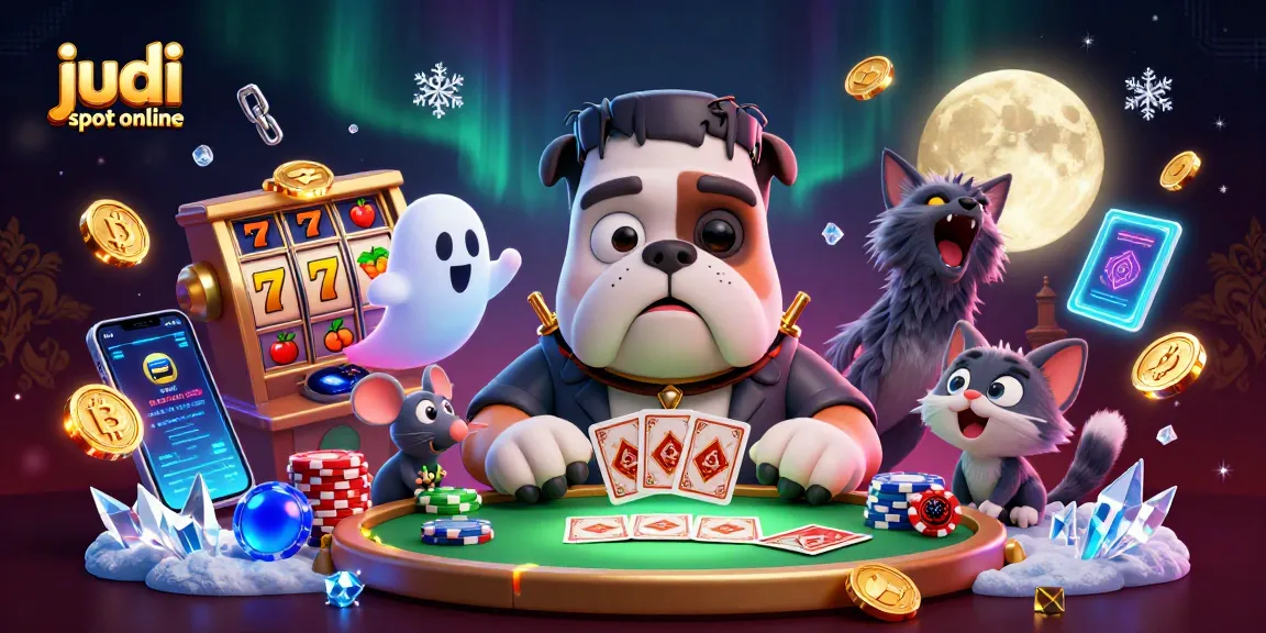 Permainan judi slot online dengan karakter unik dan suasana kasino yang menarik.