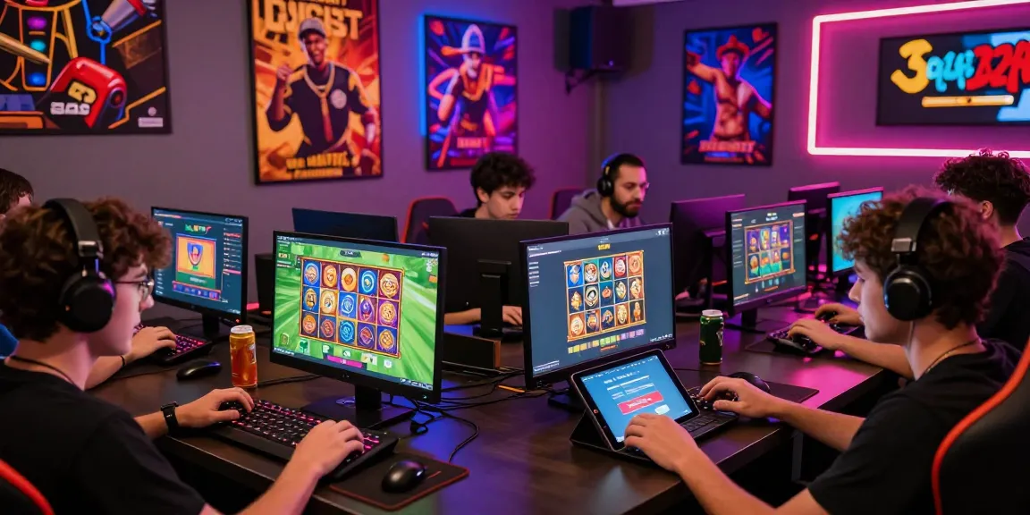 Engaged players on raja328 login in a vibrant online gaming environment showcasing diverse slot and sports betting.