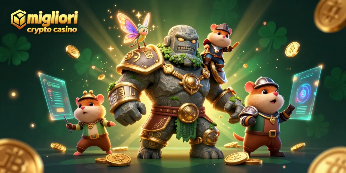 Migliori crypto casino: scoprire slot e giochi dal vivo in un'illustrazione 3D entusiasmante.