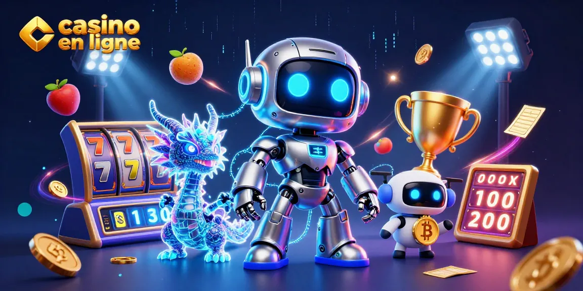 Gagnez avec des jeux de casino en ligne sur cette scène animée riche d'éléments colorés.