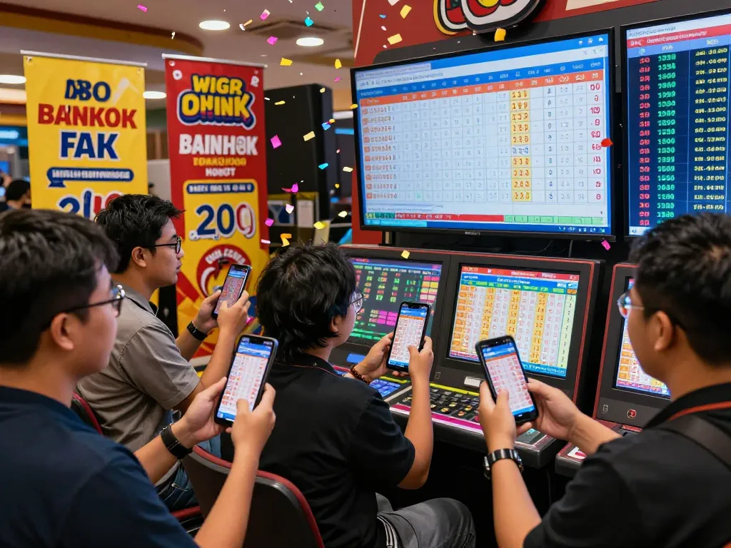Dynamic visual of players engaging with Data HK live results at online lottery event.