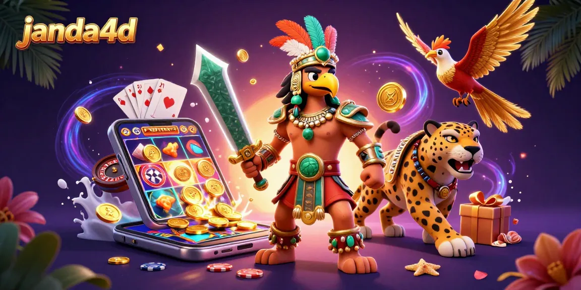 Menangkan slot gacor terbaik di janda4d dengan tema Aztec yang penuh warna dan karakter dinamis.