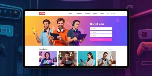 rokok 88 user-friendly modern platform login screen with vibrant graphics