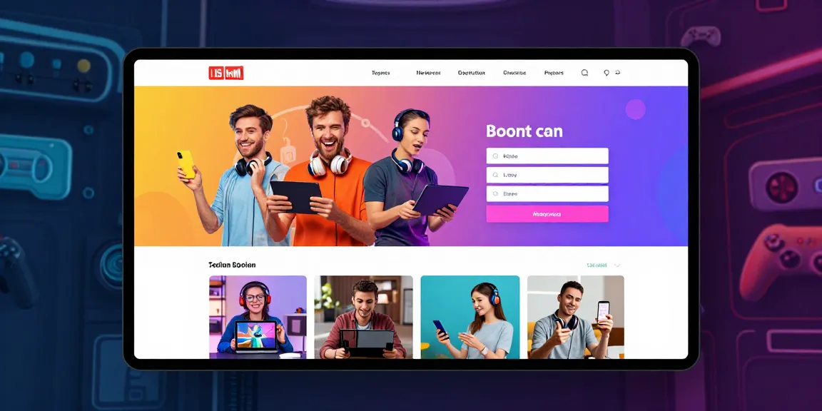 rokok 88 user-friendly modern platform login screen with vibrant graphics