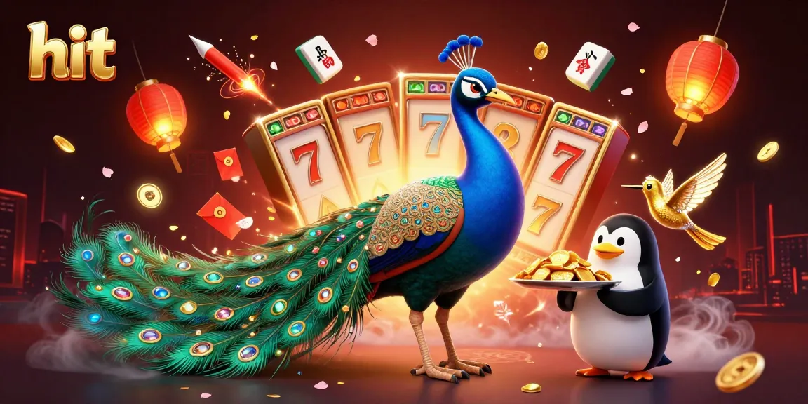 Hit the jackpot with an extravagant 3D online casino scene featuring rich gaming elements.